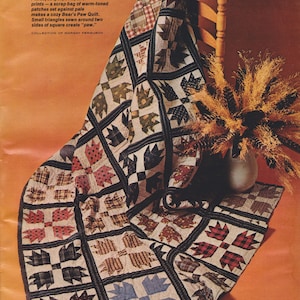 Bear Paw Quilt Pattern-PDF Pattern