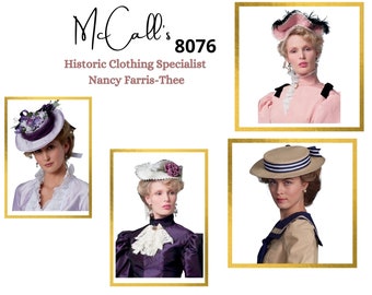 McCall's 8076- Steampunk Fancy Hats Size One Size