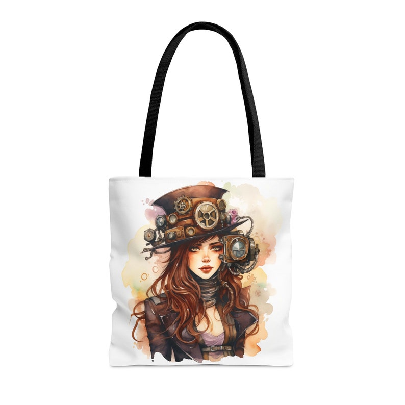 Sac fourre-tout au crochet couture femme steampunk cadeau pour patchwork cartable de plage cadeau pour grand-mère image 4