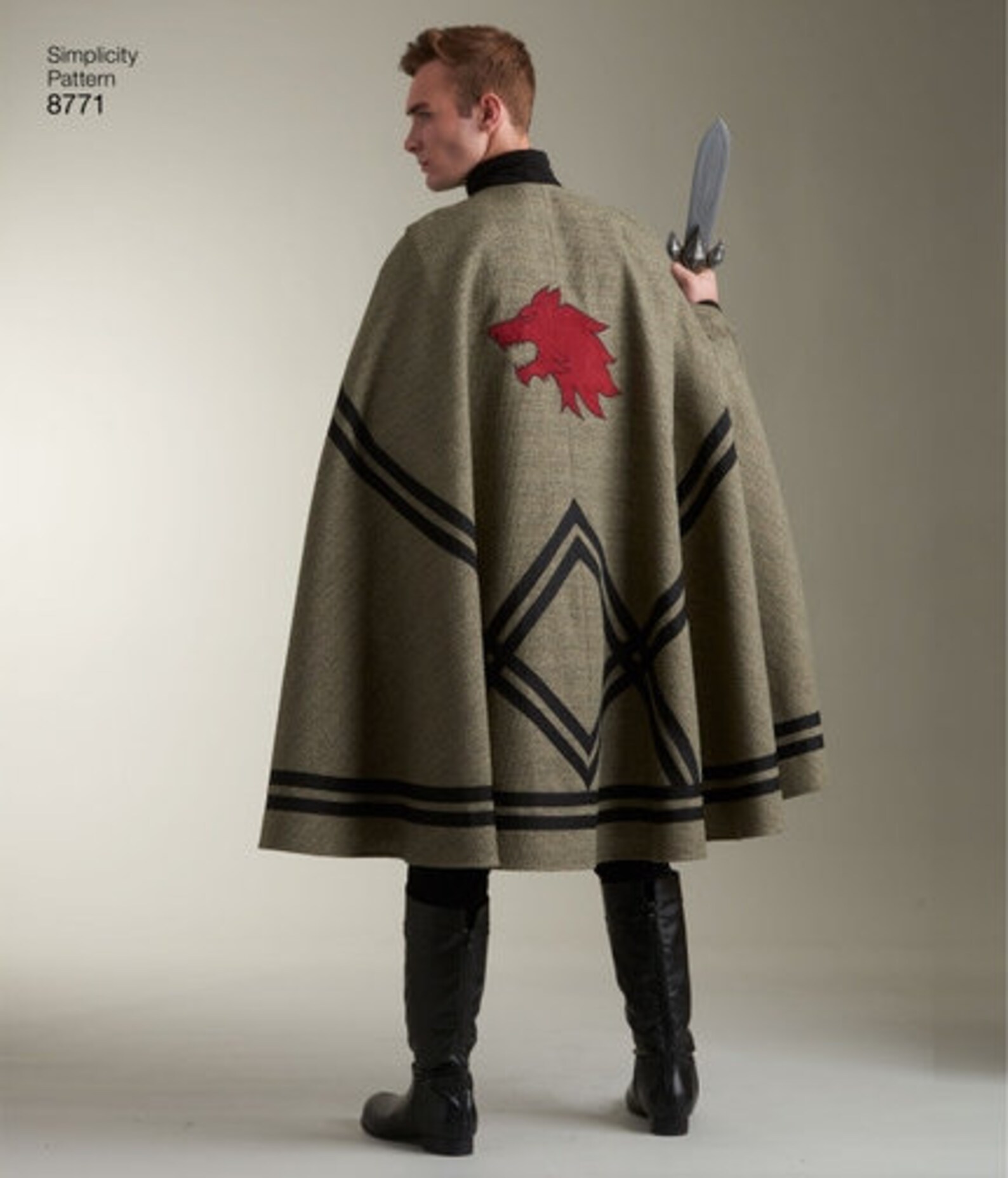 Simplicity 8771 Patterngandalf Cloak Cape Ren Faire Etsy