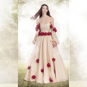 Simplicity Pattern 9577 Misses' Fairy Princess Gown Costume-Size 6-12