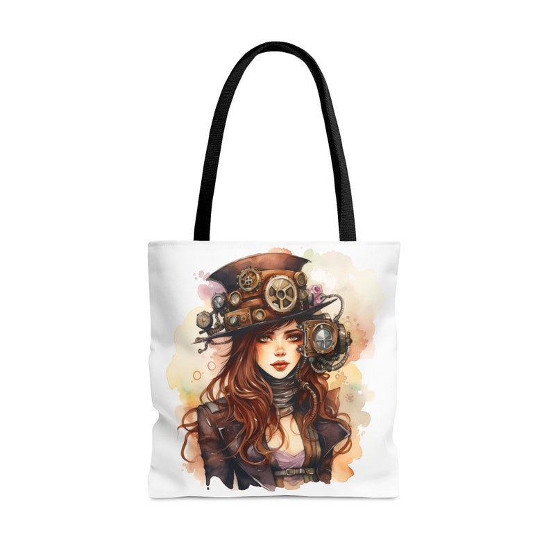 Sac fourre-tout au crochet couture femme steampunk cadeau pour patchwork cartable de plage cadeau pour grand-mère image 1