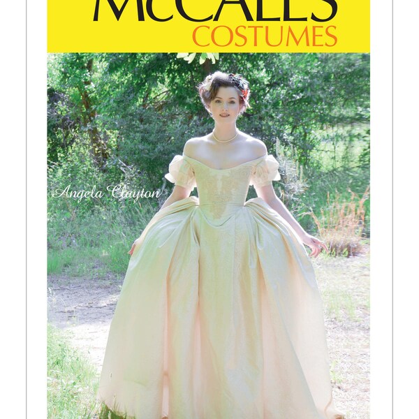 McCall's Pattern 7885- Outlander Claire Wedding Gown, Coplay Gown-Lined Bodice w/Boning Plus Size 14-22