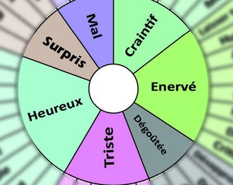 French Feeling Wheel - created by Robert Plutchik