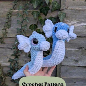 Waterslang: digitaal gehaakt anime-amigurumi-haakpatroon: handleiding maken