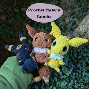 Fuchs Bundle 1 - Low-Sew Anime Amigurumi häkeln Digital Pattern - Crochet Market Mystery Box Patterns