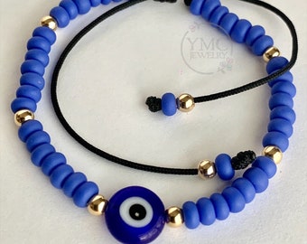Blaues Baby-Evil Eye-Kristallarmband,Baby-Schutz-Armband,Lucky Evil Eye Armband,Türkisches Evil Eye Armband,Schutz-Armband