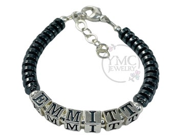 Braccialetto da surf per bambini, braccialetto con nome per bambini, braccialetto personalizzato per neonati, regalo per il primo compleanno dei bambini, braccialetto identificativo per neonati, braccialetto con nome per bambini piccoli