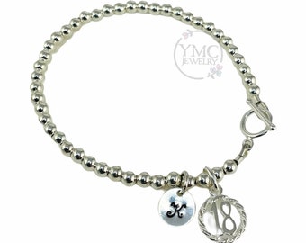 Sterling Silver 18th Birthday Gifts For Girls Bracelet Personalized Jewelry,18th Bracelet for 18 Year Old Girl,18th Eighteen Jewelry Gift