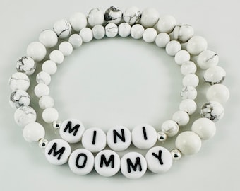 Mama Armband, Muttertagsgeschenke, Geschenke für Mütter, Mama Armband, personalisierte Armband Geschenk, Namensarmband, Mutter Mama Mama Mama Mini Armband