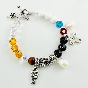 The Most Beautiful Story In The World Bracelet,The  Life of Jesus Christ bracelet,Story of Jesus Christ Bracelet,The Story Of Jesus Bracelet,Christmas Story of Jesus Bracelet,Bible bracelet,religious bracelet,Nativity Bracelet,Christian Fish bracelet