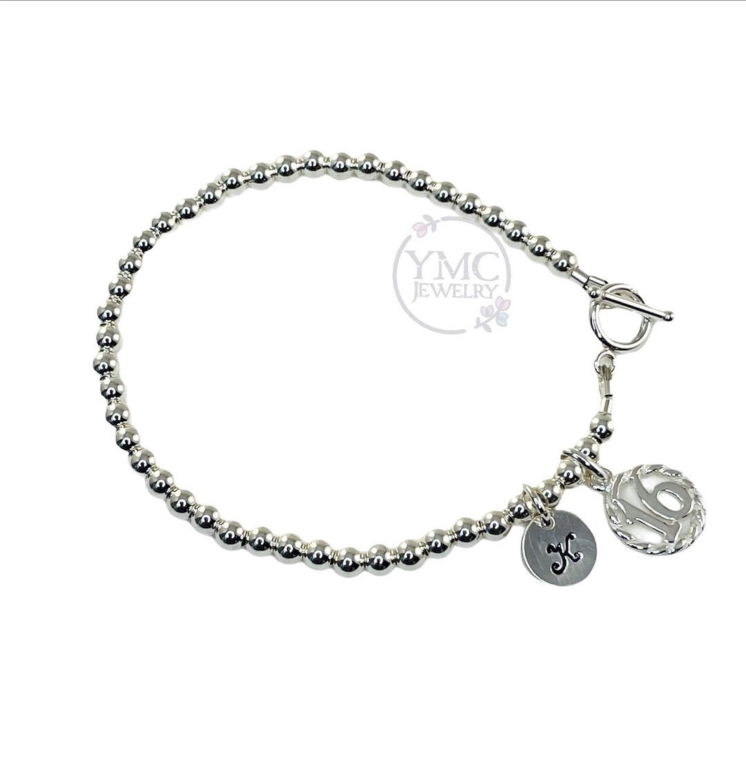 Sterling Silver Sweet 16th Bracelet,16th Birthday Gifts for Girls,sweet
