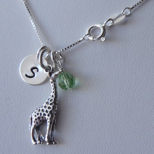 Sterling Silver Personalized Dolphin with Calf Necklace, Birthstone Necklace, Initial Necklace, New Mom Gift, New Mom Mother Necklace image 2