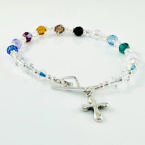 Psalm 23 Twenty Three Bracelet,Crystal Psalm 23 Bracelet My Shepherd,Religiuos,Bible Verse Bracelet,Psalm 23 Jewelry,Faith Spiritual Jewelry