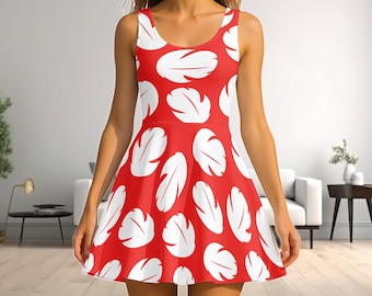 Lilo Skaterjurk, Lilo en Stitch Damesjurk, Lilo Moeder-Dochter Jurk, Disney Damesjurk, Lilo Stitch Jurk, Cosplay Kostuumjurk