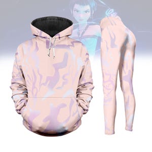Kpop Demon Hunter Cosplay Hoodie Legging, Dance Costume Tattoo Jumpsuits Outfit, Women Sliver Clothes Halloween, Zoey Rumi Mira Cosplay