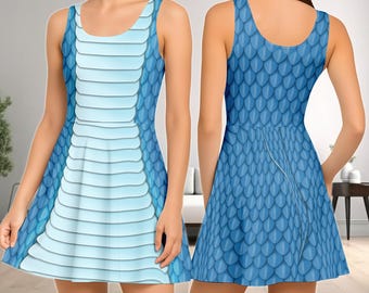 Zootopia 2 Slangen Skater Jurk, Gary De'Snake Schurk Cosplay Jurk, Zootopia 2 Cosplay Damesjurk, Jurk voor een Disneyland trip, Cadeau voor haar