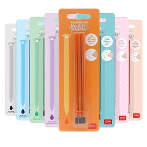 Set aus 3x Nachfüllminen für Erasable Gel Pen Legami