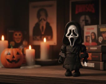 Ghostface Scream Figure | Horror Villain Collectible | Scream