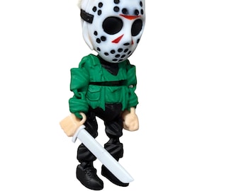 NECA Toys Toony Terrors Friday The 13th Jason Voorhees & A Nightmare On Elm Street Freddy Krueger Video Game Deco Figures 10