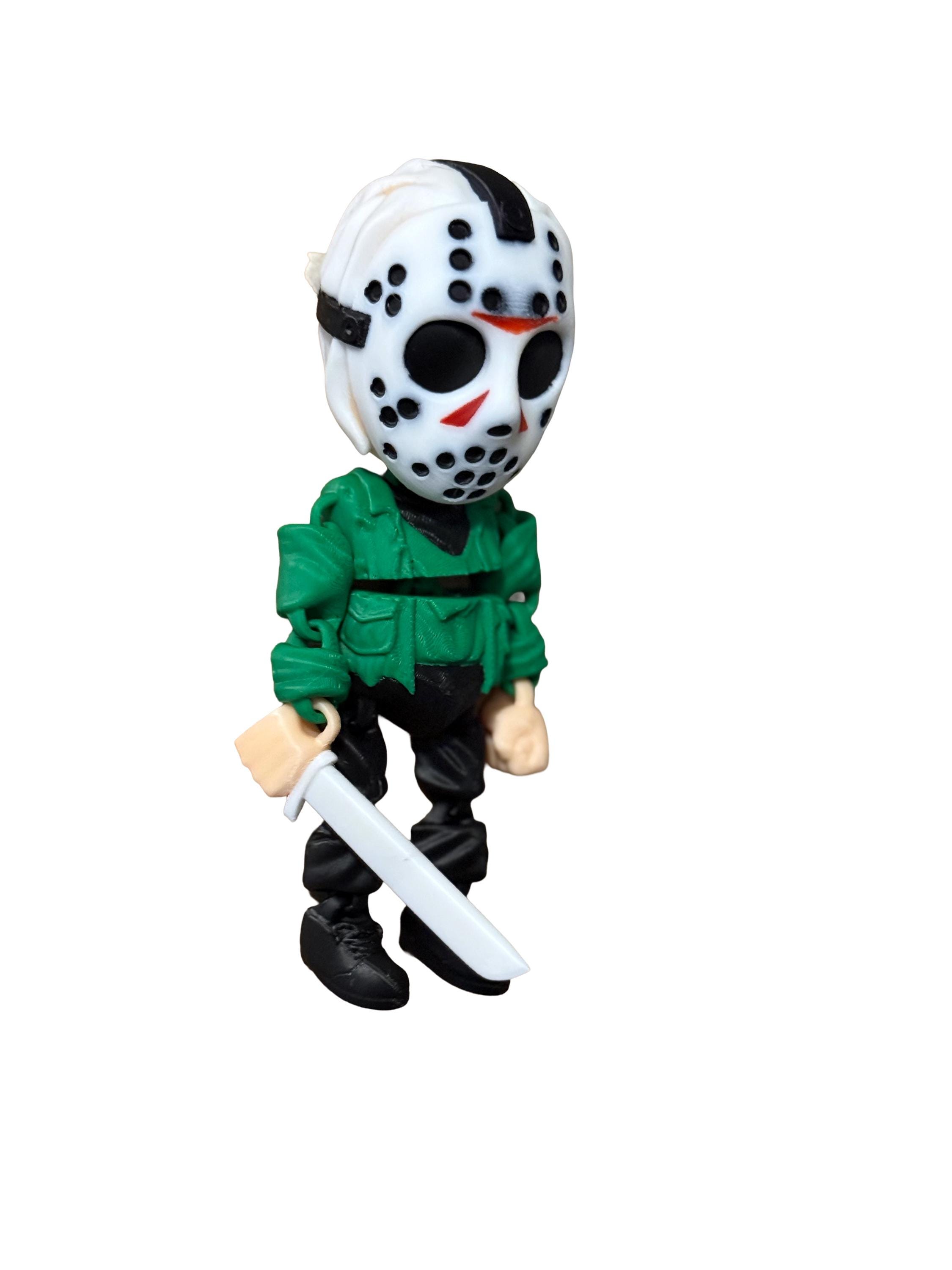 Figurine Miniature 1/64 Jason Voorhees Non Peinte - Pour Diorama, Customisation De Voitures Ou Collection