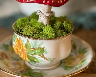 Amanita Mushroom Sculpture
