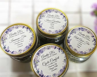 Té de hierbas para la limpieza de parásitos: mezcla desintoxicante de ajenjo y clavo orgánico para la salud intestinal y la limpieza interna.