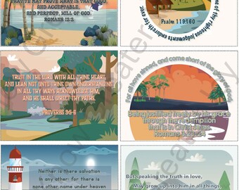 Breaker Rock Beach VBS KJV Bible Verses