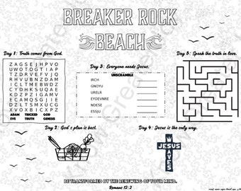 Breaker Rock Beach VBS Activity Sheet
