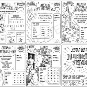 Illumination Station Lifeway VBS 2026 Activity Sheet