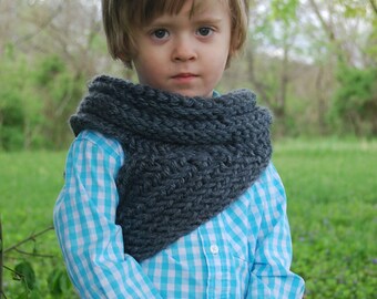 Kat COWL TODDLER Ready to Ship Size 2T Inspired Cross Body Vest Scarf Handknit Fire Soft Archers Armor Huntress Hunting Halloween costume