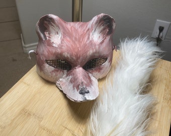 Frettchen-Therian-Maske