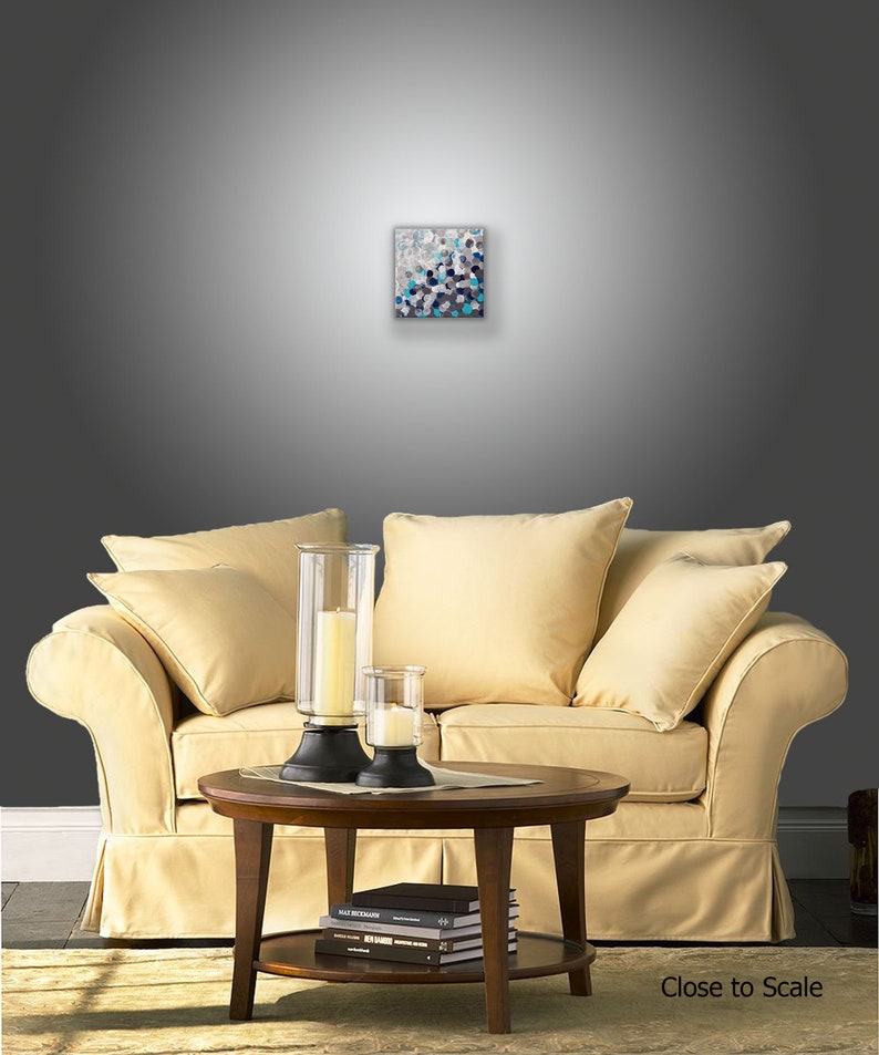 Infinity 7 8x8 Inch Original Abstract Landscape Painting image 5