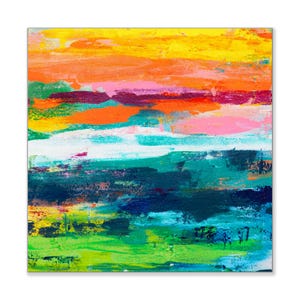 Reclaimed 9 - 20x20 Inches, Original, Modern, Fine Art Abstract Painting, Acrylic on Canvas, Contemporary Art