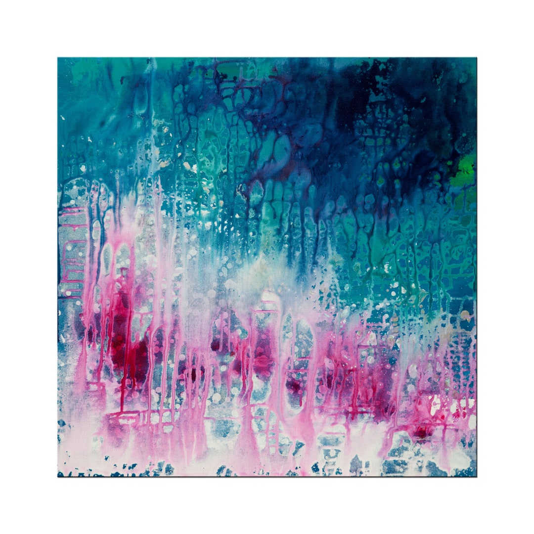 Connection - Original Abstract Painting, Landscape Wall Art
