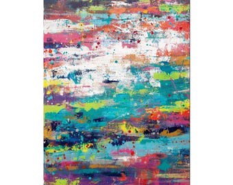 Reclaimed 7 - Original Abstract Acrylic Painting on Canvas (30x40 Inches)