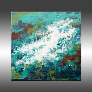 Envisioning 10 - Original Abstract Painting, Canvas Wall Art Modern Art, Modern Painting, Paintings, Palette Knife Art, Portland, Oregon