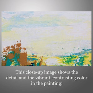 Sunrise Vista Large Original Abstract Painting, Landscape, Canvas Art, Modern, Contemporary image 3