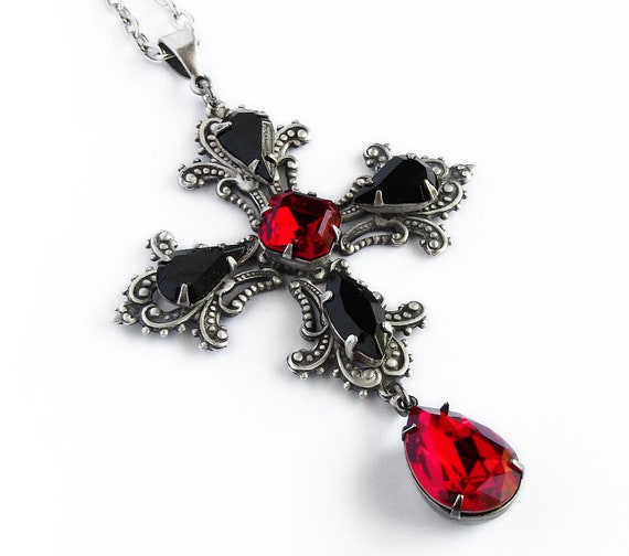 Gothic Jewelry Gothic Cross Necklace 