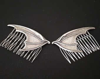 Bat Hair comb, Bat wing hair jewelry, Gothic Jewelry