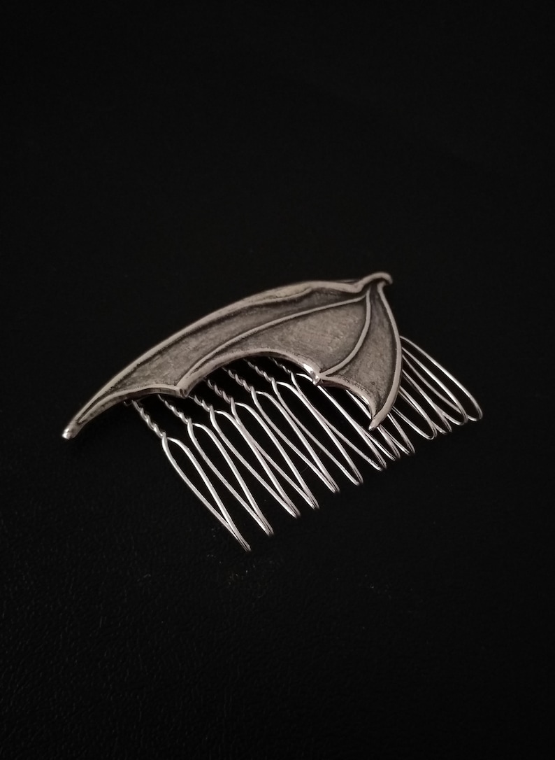 Bat Hair comb, Bat wing hair jewelry, Gothic Jewelry image 5
