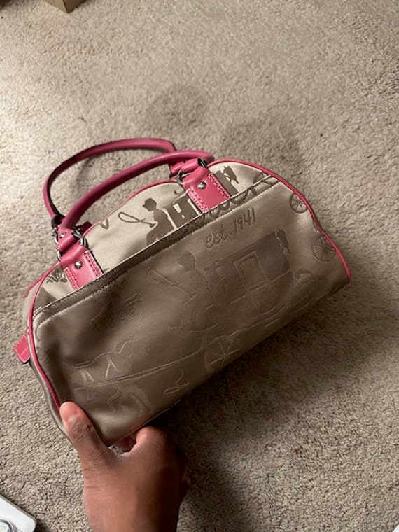 Coach 1941 Signature Collection, Brown and Pink Pu