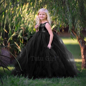 Little girl black sequin dress best sale