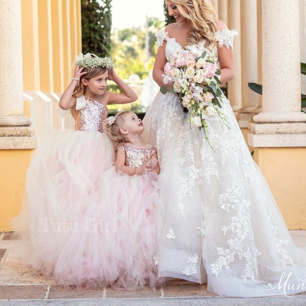 Tulle Frill Gown Light Pink 1 2