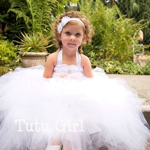 White Tutu Dress - Tutu Girl Original Design