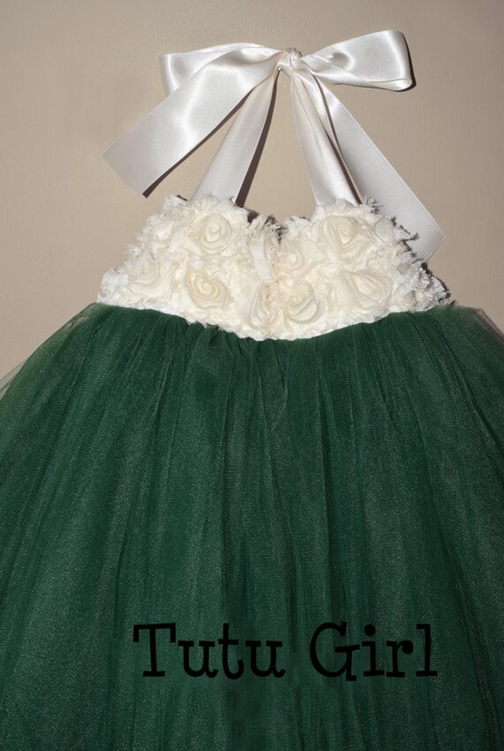baby girl emerald green dress