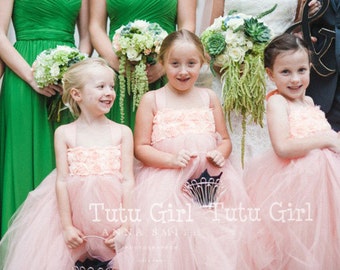 Flower Girl Dress, Flower Girl Dresses, Girls Tulle Dress