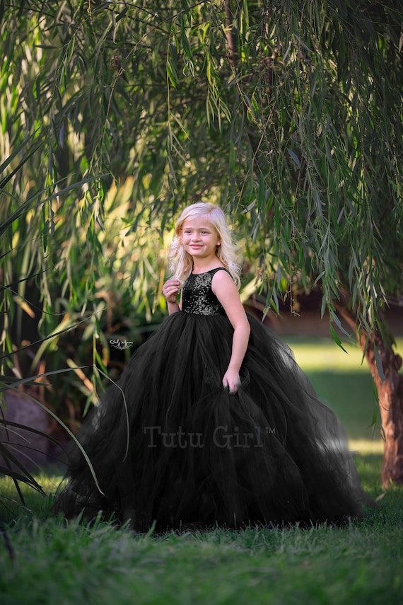 black toddler dress