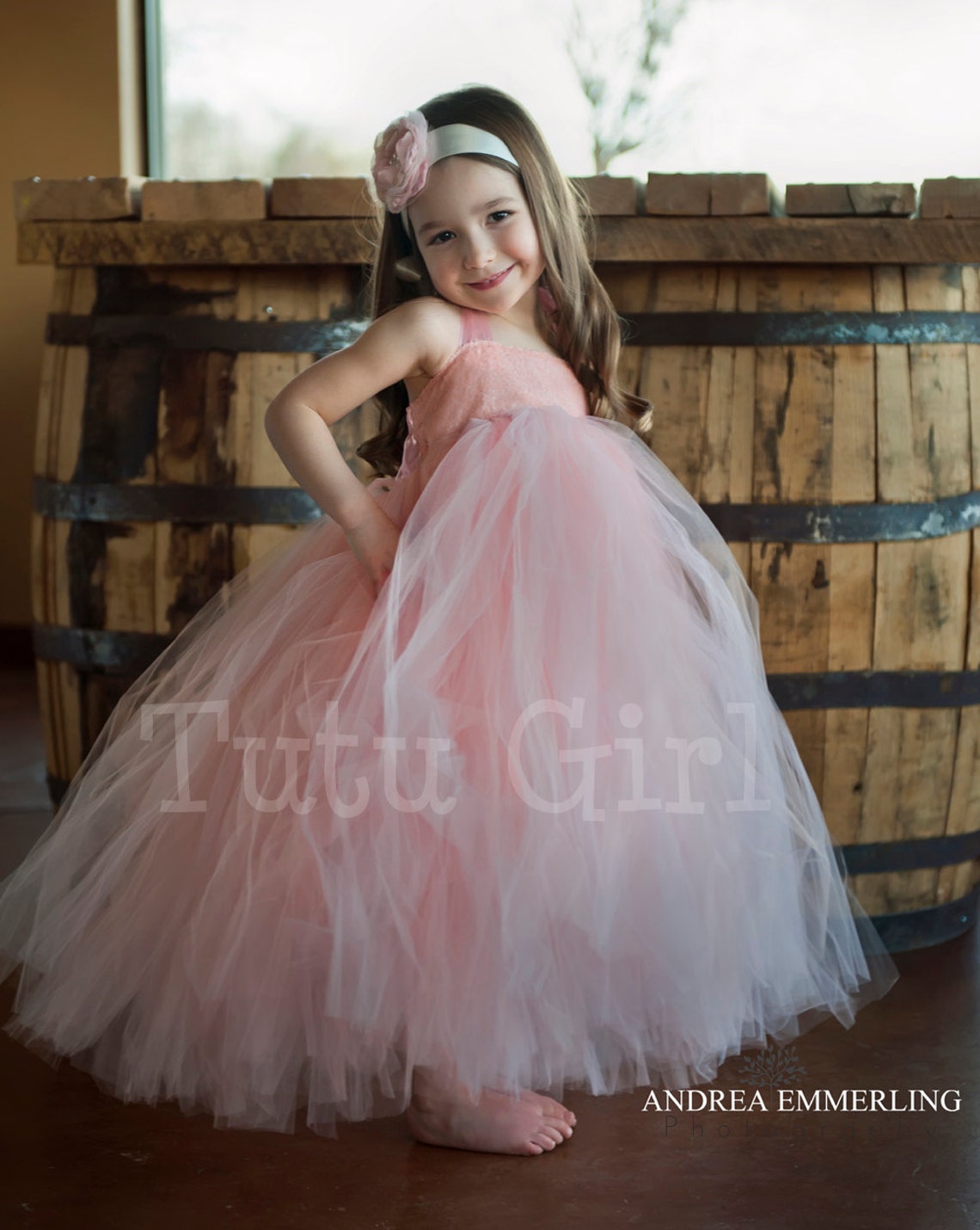 Blush Pink Tutu Dress Blush Flower Girl Tutu Dress Pink Etsy
