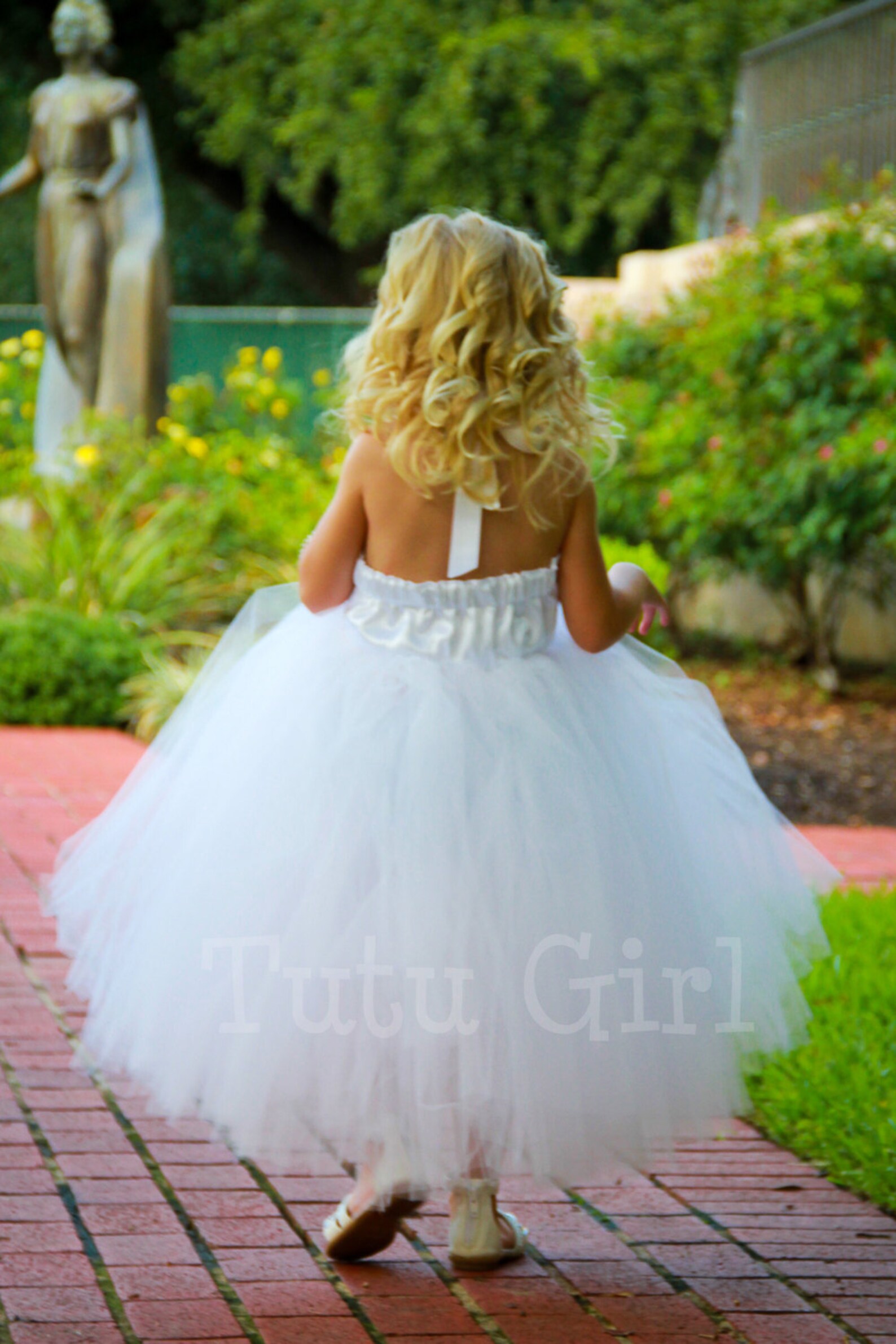 White Tutu Flower Girl Dress Ivory Tutu Dress Toddler Tutu Etsy